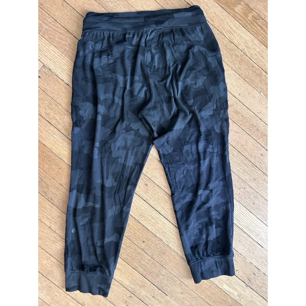 Lululemon Ready to Rulu Jogger Camo Deep Coal Size 8 Black Gray